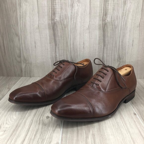 Florsheim Oxfords Mens 10D Brown Leather Lace Up Shoes main image 11